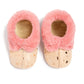 DANCER Soft Sole Slippers Pink (top view) - Shop Online | shooshoos.com