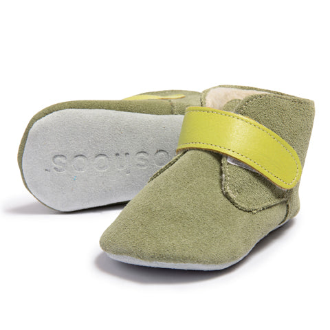 GREEN GOBLIN Soft Sole Winter Bootie Green - Shop Online | shooshoos.co.za