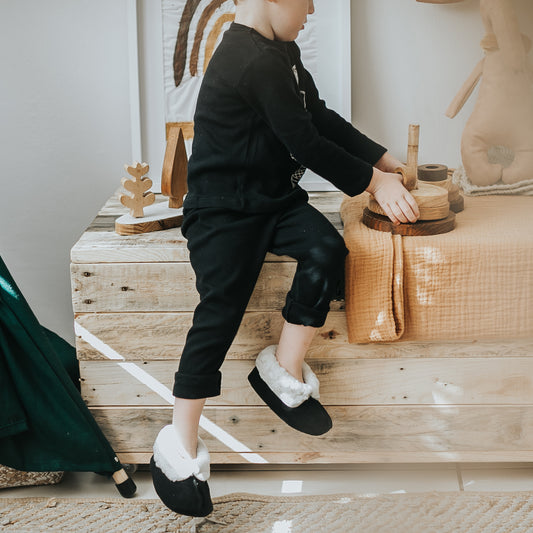 FAIRBANKS Soft Sole Slippers Black - Shop Online | shooshoos.co.za