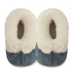 ALASKA Soft Sole Slippers Blue (top view)- Shop Online | shooshoos.co.za