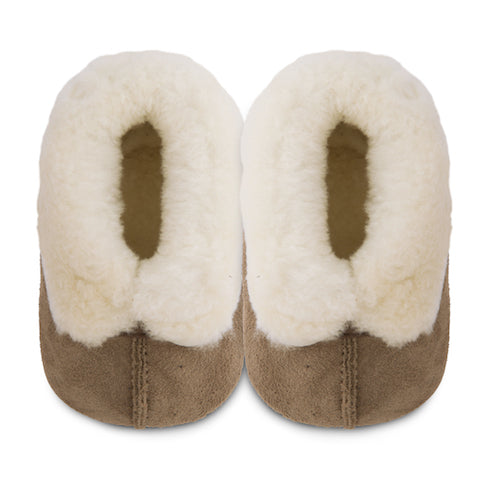 HUSKY Soft Sole Slippers Brown (top view) - Shop Online | shooshoos.co.za